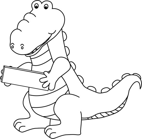 Black_and_White_Alligator_Holding_a_Subtraction_Symbol