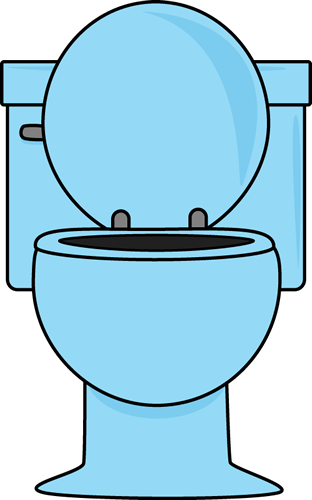 Blue_Toilet_with_the_Lid_Up