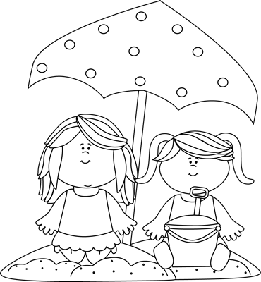 Black_and_White_Girls_Playing_in_the_Sand