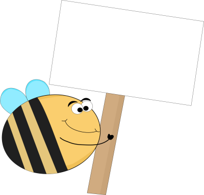 _Funny_Bee_Blank_Sign