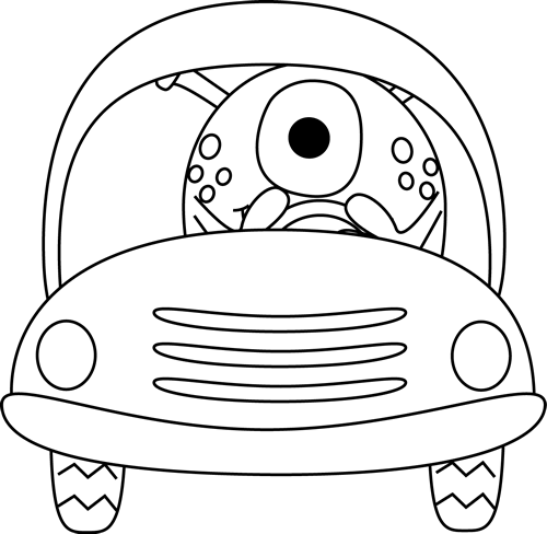 Black_and_White_One_Eyed_Monster_Driving