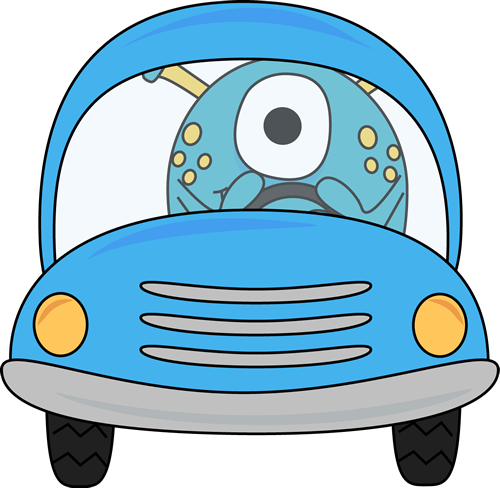 Monster_Driving_a_Blue_Car