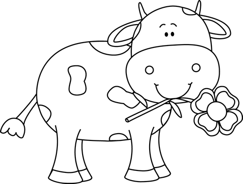 Black_and_White_Cow_with_a_Flower_in_its_Mouth