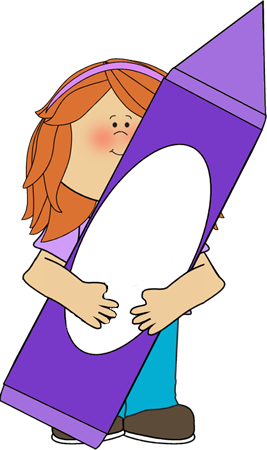 _Girl_Holding_a_Big_Purple_Crayon