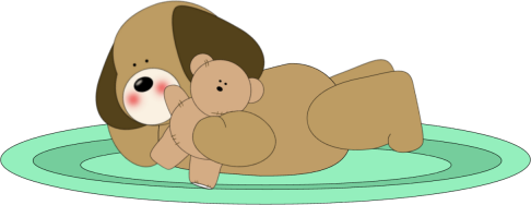 Dog_Holding_a_Teddy_Bear