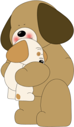 Dog_Hugging_a_Puppy