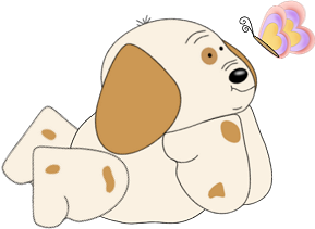 _Puppy_Watching_a_Butterfly
