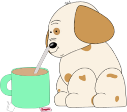 _Puppy_Stirring_Coffee