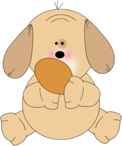 Puppy_Eating_a_Turkey_Leg