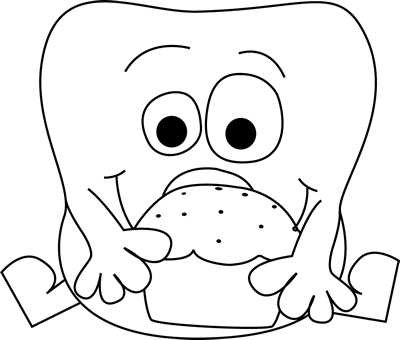 _Black_and_White_Monster_with_a_Muffin