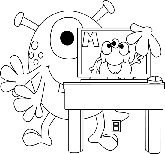 Black_and_White_Monster_and_Computer