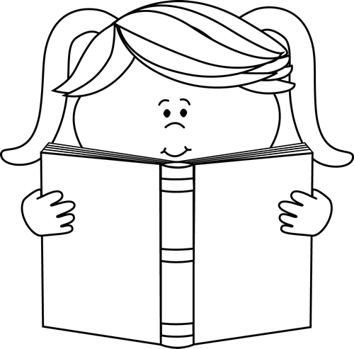 فتاة_صغيرة_سوداء_وبيضاء_تقرأ_كتابًا