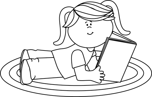 أبيض_وأسود_فتاة_القراءة