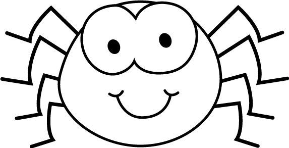 Black_and_White_Cartoon_Spider