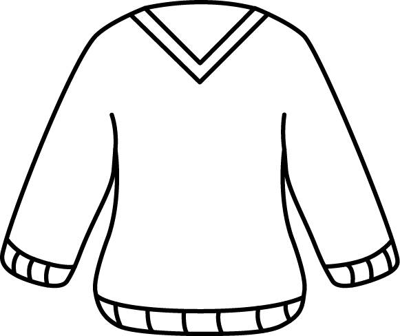 Black_and_White_V-Neck_Sweater