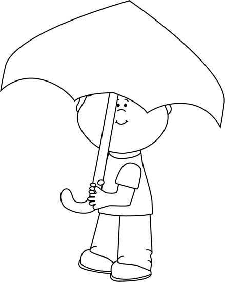 Black_and_White_Boy_Under_an_Umbrella
