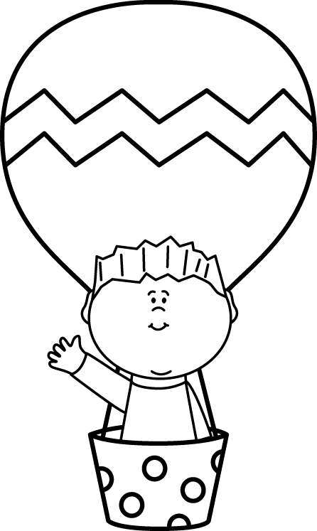 _Black_and_White_Boy_in_a_Hot_Air_Balloon